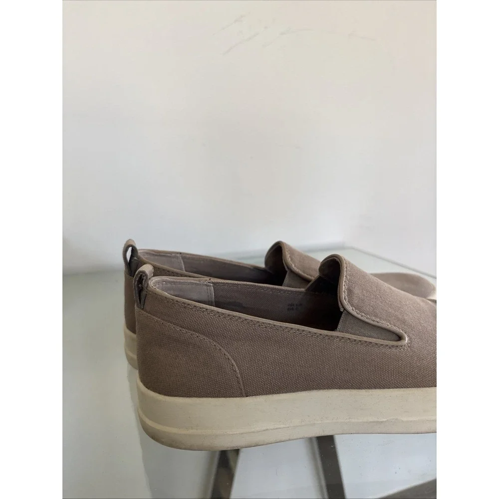 VINCE WOMENS METALLIC GOLD PLATFORM SLIP ON SNEAKERS SHOES 9.5